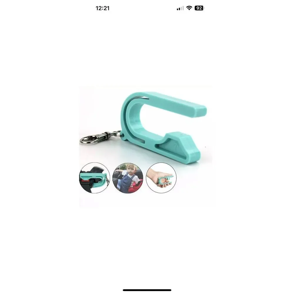 Universal Easy Release Car Seat Unbuckle‎ Unlock Tool Key With Keychain